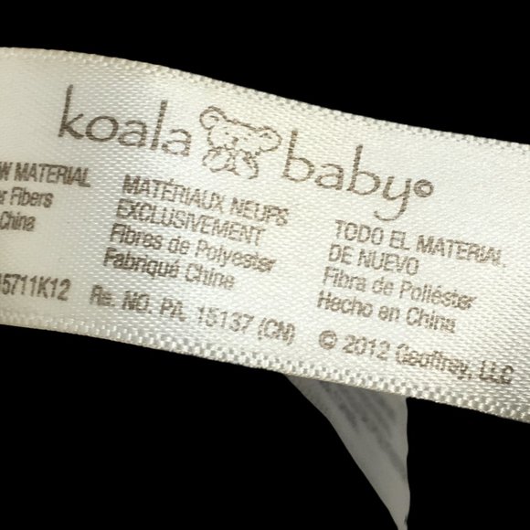 Geoffrey Koala Bear Plush Embroidered Soft Stuffed Baby Lovey RARE - VHTF - Picture 9 of 9